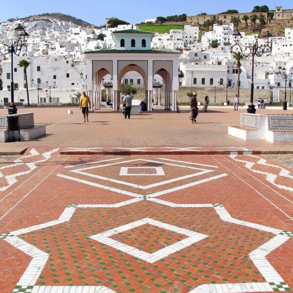 Feddan park in Tetouan, Morocco.